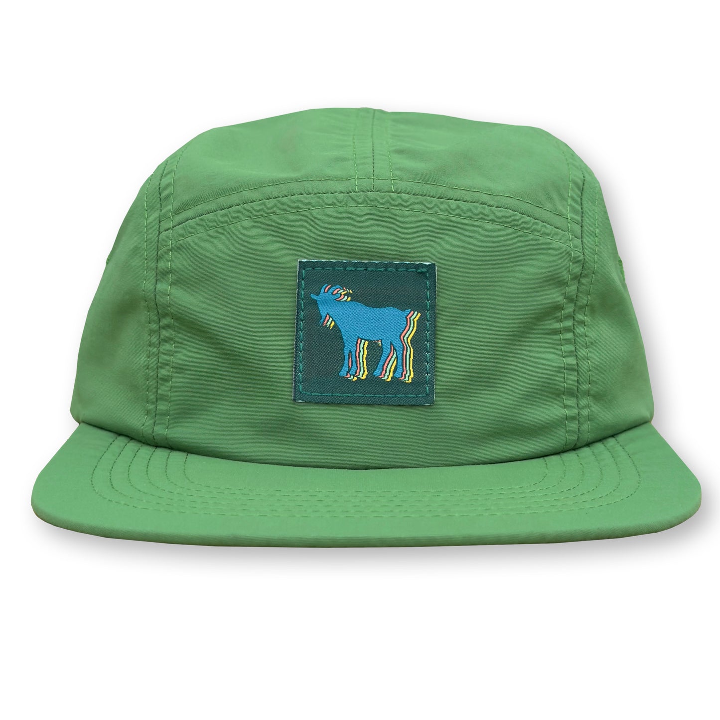 Billy Strings Goat Five Panel Camp Hat / Dad's Lawn Nylon with Montane Goat Patch