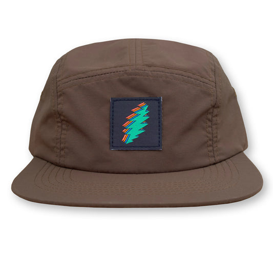 Bolt Five Panel Camp Hat / UPS Nylon with Northern Lights Bolt Patch