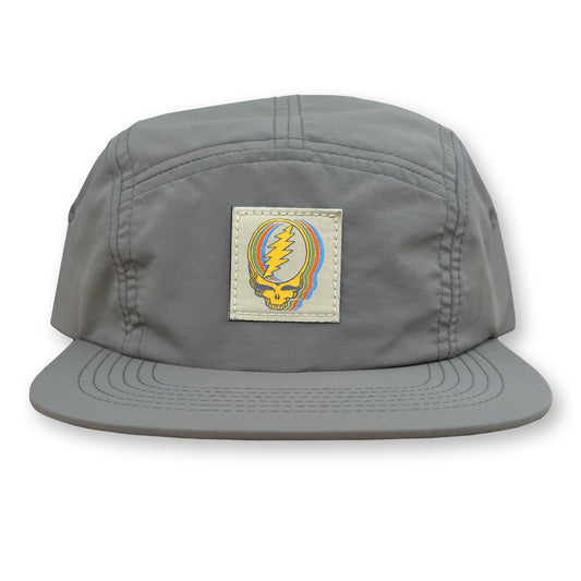 Stealie Five Panel Camp Hat / Eeyore Nylon with Cadaver Stealie Patch