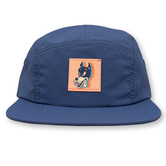 Wolf Five Panel Camp Hat / Oxford Nylon with Cobbler Wolf Patch