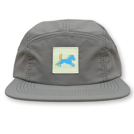 Runaway Jim Five Panel Camp Hat / Eeyore Nylon with Fountain Dog Patch